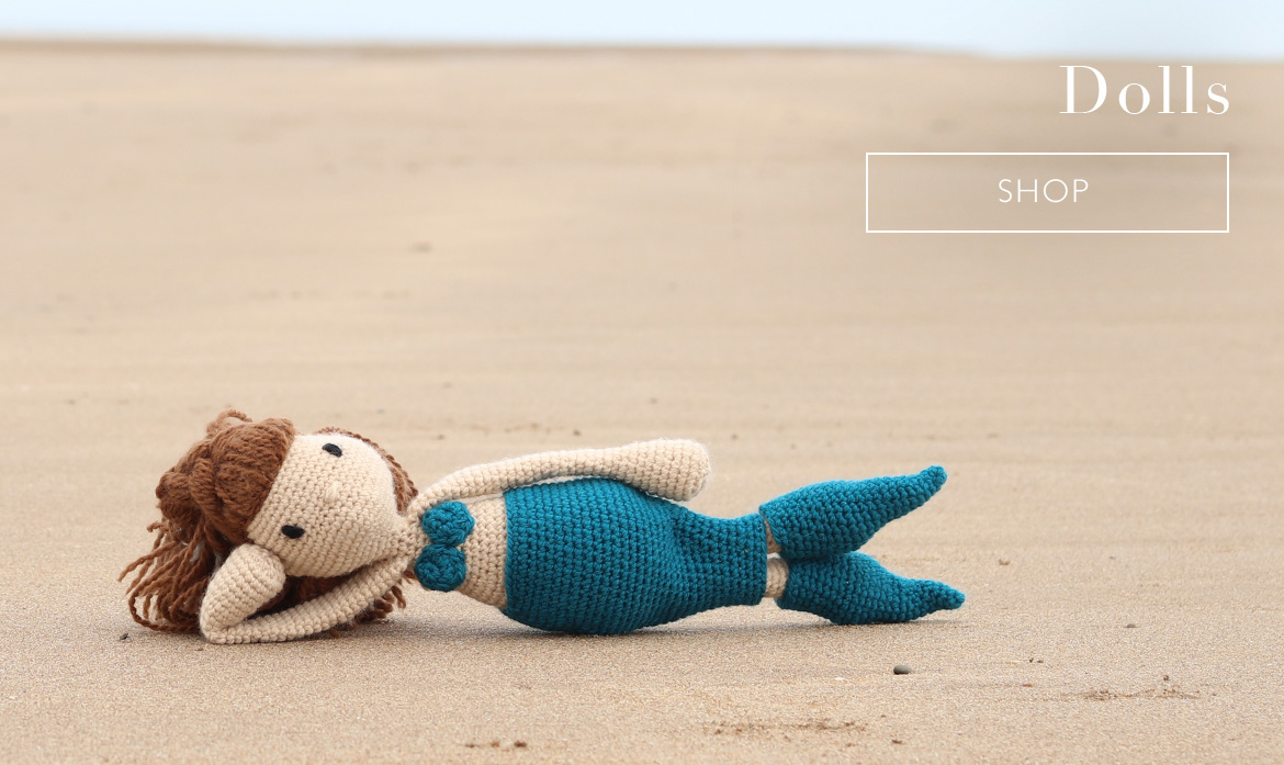 Dolls crochet patterns toft seaside mermaid